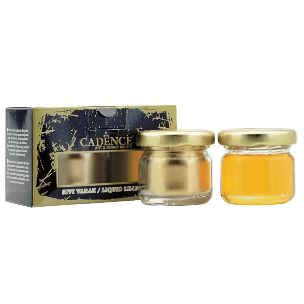 Набір рідкої позолоти Liquide Leaf Set Cadence, 30+30 мл Набір рідкої позолоти Liquide Leaf Set Cadence, 30+30 мл