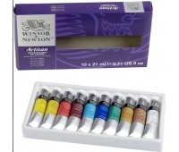 Набор водорастворимых масляных красок Winsor Newton Artisant, 10 цветов по 21 мл