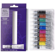 Набор водорастворимых масляных красок Winsor Newton Artisan Water Mixable Oil Colour, 10х12 мл