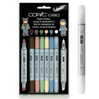 Набор маркеров Copic Ciao Scrap Stamping set 2, набор 5+1 лайнер