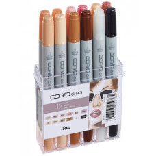 Маркери Copic Ciao Skin Tones 12 шт арт 22075705
