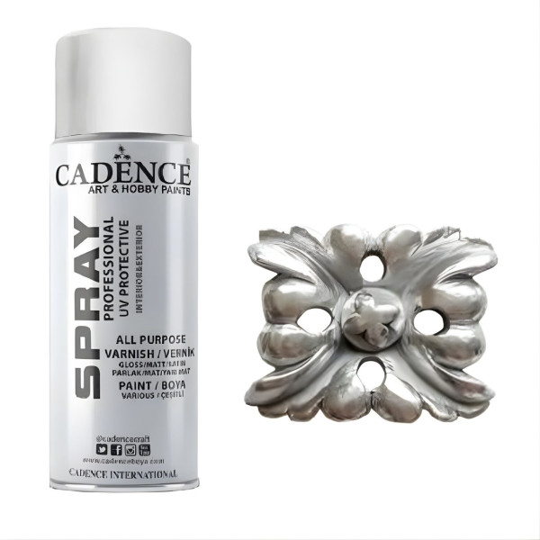 Фарба спрей Cadenсe Gilding Spray Paint 400 мл Срібло Фарба спрей Cadenсe Gilding Spray Paint 400 мл Срібло