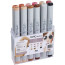 Набір маркерів Copic SKETCH Set Skin Tones Тілесний, 12 кольорів