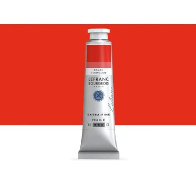 Масляная краска Lefranc Extra Fine 40 мл № 395 Red vermilion Вермильон