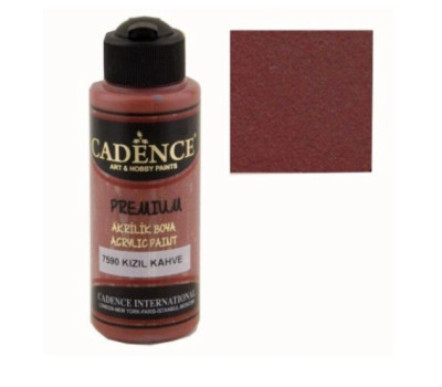 Акриловая краска Cadence Premium Acrylic Paint 70 мл Красно-коричневый