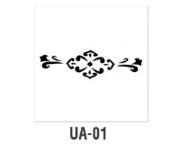 Трафарет Cadence UA Stensil, 10*25 см, UA-01
