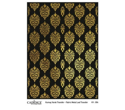 Трансфер універсальний Metal Leaf Background Fabric Transfer Cadence 29,7*42 G-004, Золото
