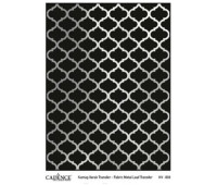 Трансфер универсальный Metal Leaf Background Fabric Transfer Cadence 29,7*42 G-003, Серебро
