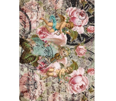 Декупажна карта на рисовому папері Rice Paper Decoupage Cadence, №444