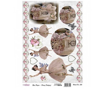 Декупажная карта на рисовой бумаге Rice Paper Decoupage Cadence, №426