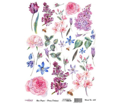 Декупажна карта на рисовому папері Rice Paper Decoupage Cadence, №432