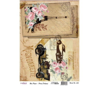 Декупажна карта на рисовому папері Rice Paper Decoupage Cadence, №436