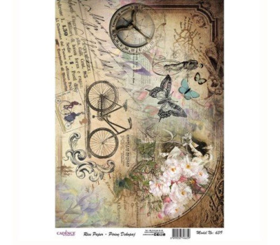 Декупажна карта на рисовому папері Rice Paper Decoupage Cadence, №439