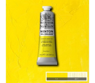 Фарба масляна Winsor Winton Oil Colour, 37 мл №087 Cadmium Lemon Кадмій Лимонний