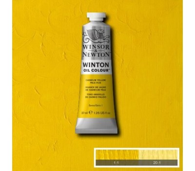 Фарба масляна Winsor Winton Oil Colour, 37 мл, № 119, Cadmium Yellow Deep Кадмій Жовтий Темний