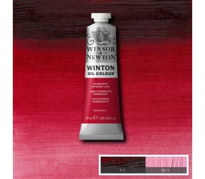 Фарба масляна Winsor Winton Oil Colour, 37 мл № 478 Permanent Madder Перманентний Малиновий