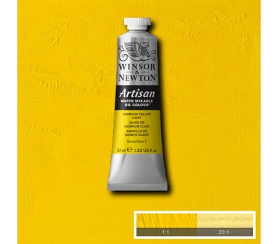 Фарба масляна водорозчинна Winsor Artisan Water Mixable 37 мл №113 Cadmium Yellow Light Світло-Жовтий Кадмій