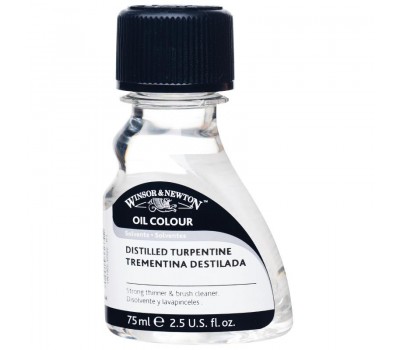 Терпентин для масляных красок Winsor Newton Distilled Turpentine, 75 мл