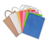 Паперовий пакет Folia Paper Bags Kraft Paper 125 г/м2, 31x11x42 см, Natural бежевий