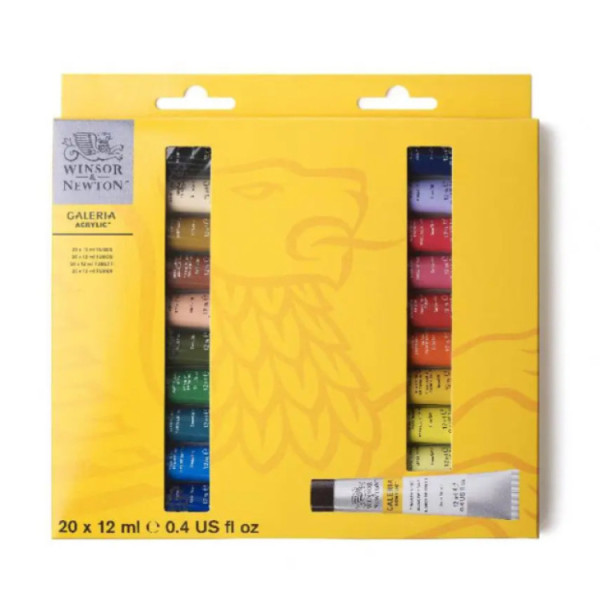 Набір акрилових фарб Winsor Newton Galeria Acrylic Colour Access Set, 20х12 мл