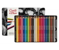 Набор карандашей пастельных Conte Metal boxes Pastel pensil assorted Ассорти, 24 шт арт 500016