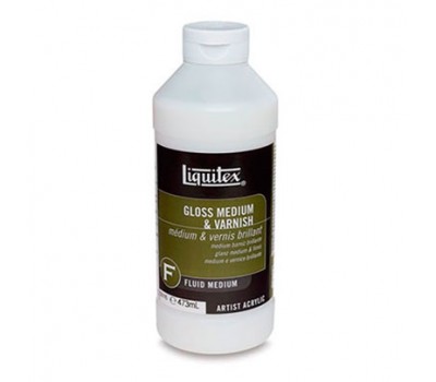 Сатиновий медіум для посилення плинності Liquitex Gloss medium & varnish, 118 мл