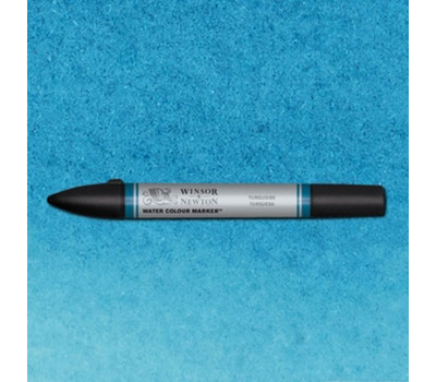 Акварельный маркер Winsor Newton Watercolor Markers, № 654 Turquoise Бирюза