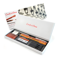 Набор материалов для скетчинга Conte Sketching Box, 18 предметов 750126