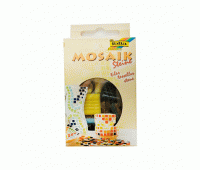 Мозаика Folia Mosaic-glass tiles 200 гр, 20x20 мм Ассорти, 70 шт арт 5409