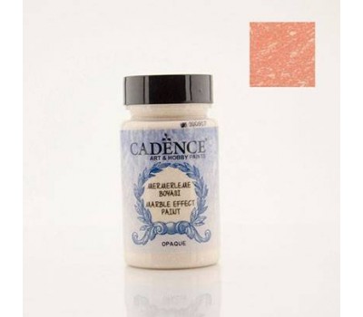 Акриловая краска с эффектом мрамора непрозрачная Marble Effect Paint Opaque Cadence №28, Оранжевый, 90 мл