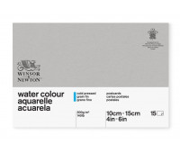 Winsor блок бумаги акварельной холодного прессования Watercolour aquarelle Classic range, формат 10х15 арт 6663255