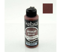 Универсальная акриловая краска Hybrid Acrylic for Multisurfaces Cadence № 17, 120 мл, Chocolate Шоколадный