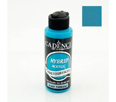 Универсальная акриловая краска Hybrid Acrylic for Multisurfaces Cadence № 41, 120 мл, Turquoise Бирюзовый