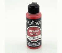 Универсальная акриловая краска Hybrid Acrylic for Multisurfaces Cadence № 53, 120 мл, Crimson Red Красный