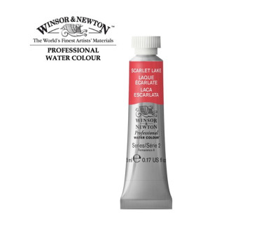 Акварельная краска Winsor Newton Professional, № 602, Scarlet Lake Красное Озеро, 5 мл