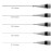 Набір лайнерів Winsor Newton Black Fineliners (0,1; 0,3; 0,5; 0,8; 1 мм)