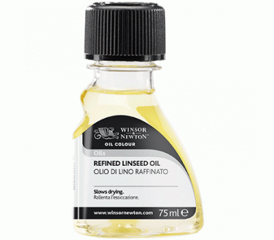 Масло льняное Winsor Newton Refined Linseed Oil, 75 мл