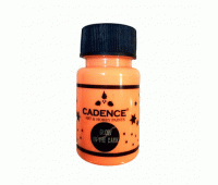 Cadence светонакопительная акриловая краска, Glow In The Dark, 50 мл, Оранжевая арт 700_580