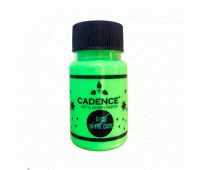 Cadence світлонакопичувальна акрилова фарба, Glow In The Dark, 50 мл, Зелений арт 700_581