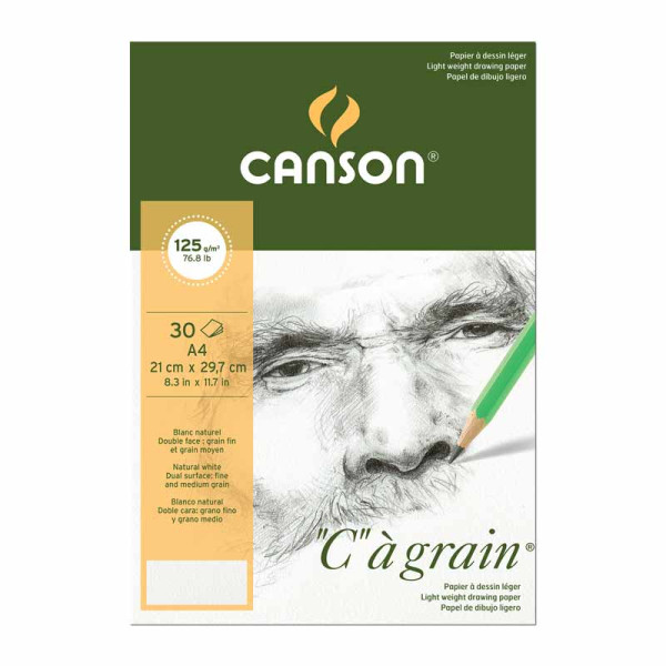 Альбом для малюнка Canson C a Grain 224 г/м2 А4, 20 аркушів