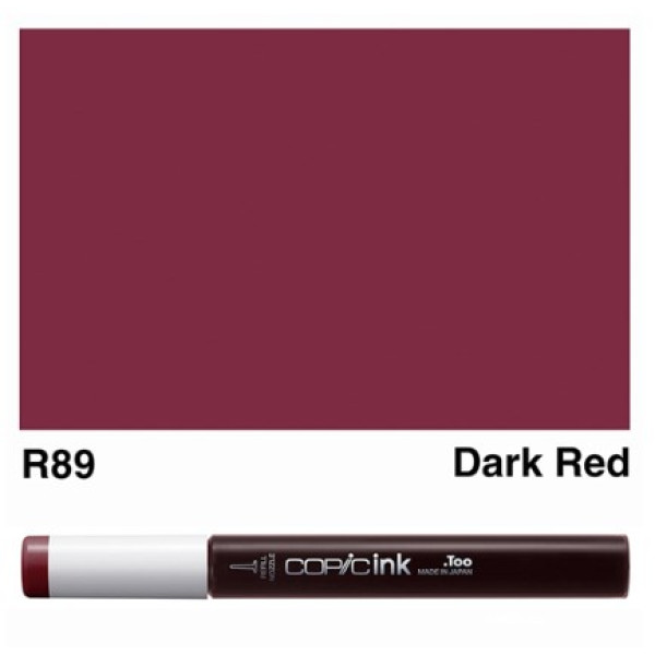 Заправка для маркерів COPIC Ink R89 Dark red Темно-червоний 12 мл