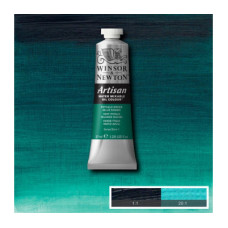 Краска масляная водорастворимая Winsor Artisan Water Mixable 37 мл, № 522, Phthalo Green / Blue Shade Зеленый с Синим Оттенком