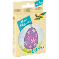 Набор из фетра для пошива мини фигурки Folia Mini felt sewing sets, Яйцо пасхальное