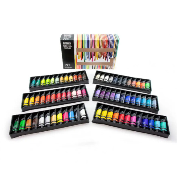 Набір акрилових фарб Liquitex Basics Acrylic Set, 72 кольорів по 22 мл