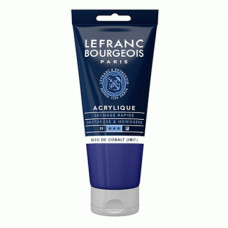 Акрилова фарба Lefranc Fine Acrylic Color 80 мл Cobalt blue hue Кобальт небесно-блакитний