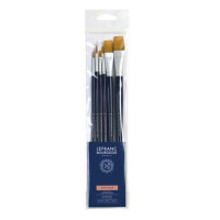Набір пензлів синтетика Lefranc Fine Synthetic Brushes Set, 6 шт (№ 6, 12, 6, 12, 14, 16)