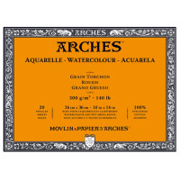Альбом для акварели Arches Rough Natural White 300 г, 26x36 см, 12 листов