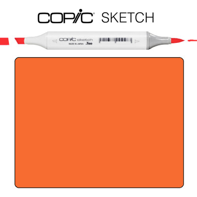 Маркер Copic Sketch YR-07 Cadmium orange Кадмий оранжевый