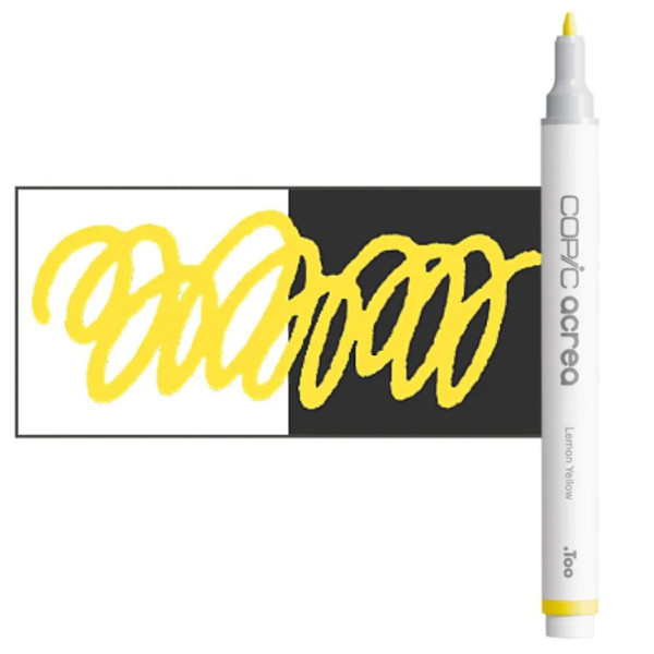 Акриловый маркер Copic Acrea Paint Marker 0,8 мм, 010 Lemon Yellow (Лимонно-желтый)