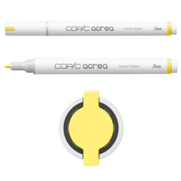 Акриловый маркер Copic Acrea Paint Marker 0,8 мм, 010 Lemon Yellow (Лимонно-желтый)